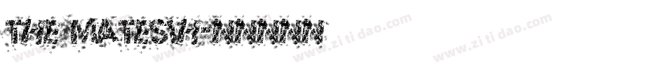 The Matesih字体转换